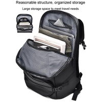 Travel Backpack for Men - Compact and Durable - Black thumbnail