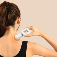 Portable Wireless Fascia Gun For Muscle Relaxation - White thumbnail