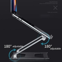 Aluminum Laptop Holder for 14-17.3 Inch Screens - Ergonomic Design thumbnail
