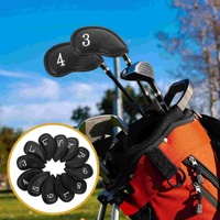 Versatile Golf Hat Cover with 12-in-1 Functionality - Black Litchi Texture thumbnail