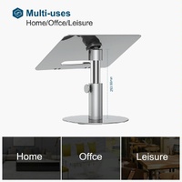 Silver 360 Degree Rotating Aluminum Laptop Stand thumbnail