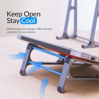 Vertical Laptop Storage Holder - Multi-functional Grey thumbnail