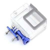 Gopro Helmet Mount Adapter for Aluminum Tripod Head - Blue thumbnail