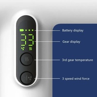 Rechargeable Hair Dryer 3 Speeds Adjustable White thumbnail