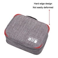 Versatile Cationic Digital Storage Bag for Data Cables - Blue thumbnail