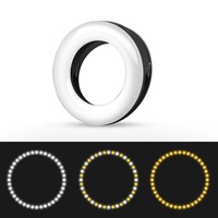 Selfie Ring Light for Mobile Phones - Beauty Enhancer - White thumbnail