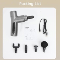 Mini Vibration Massage Gun - Brushless Grey thumbnail