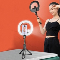 Wireless Led Double Fill Light Selfie Stick with Tripod for Live Streaming thumbnail
