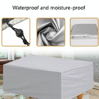 Water-repellent Billiard Table Cover - 225x116x82cm - Black thumbnail