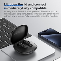 Black Wireless Bluetooth Earphones - Tws25 thumbnail
