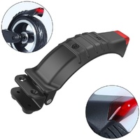 Carbon Fiber Rear Fender with Led Tail Light for Electric Scooters - 5 / 5.5 / 6.5 Inch thumbnail
