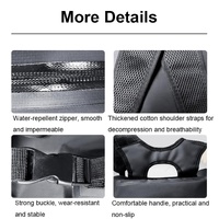 25L Waterproof Beach Bag For Swimming And Upstream Activities Black thumbnail