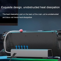 Steam Deck Charging Base Handheld Stand Charger Silver Gray thumbnail