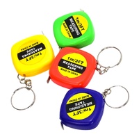 Compact Square Tape Measure Keychain - Set of 4 thumbnail