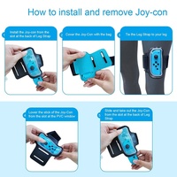 2-pack Joy-con Leg Straps for Nintendo Switch - Black thumbnail