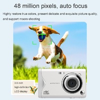 3.0-inch Autofocus 4k Hd Digital Camera with Hd Screen - Black thumbnail