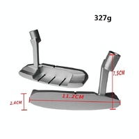 Kids Golf Putter Head - Single-sided Zinc Alloy Practice Putter - Silver thumbnail