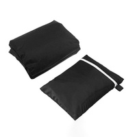 Waterproof Outdoor Bench Cover - Fits 3 Seats - 163x66x89cm - Black / Silver thumbnail