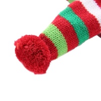 Dog Scarf Christmas Pet Accessories Winter Warmth Pet Scarf - Size Xl Red And Green Stripes thumbnail
