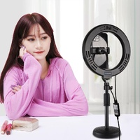 7.9 Rgbw Led Ring Light with Dual Colour Temperature and Phone Clamp thumbnail