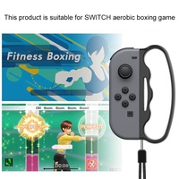 Boxing Joy-con Grip with Strap for Nintendo Switch - Black thumbnail