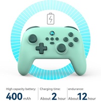 Vibration Gamepad for Switch / Android / Apple / Pc - Tooth Design - Green thumbnail