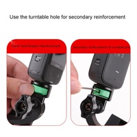 Universal 1 / 4 Inch Screw Action Camera Adapter - Adjustable - Green Black thumbnail