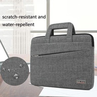 Waterproof Casual Laptop Bag For Business - 14 Inch Dark Gray thumbnail