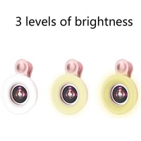 Selfie Light Macro Lens for Mobile Beauty Makeup - Black thumbnail