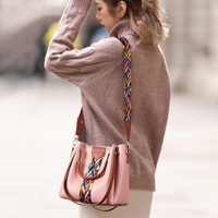 Versatile 4-in-1 Messenger Bag for Women - Fashionable & Spacious - Red Wine thumbnail