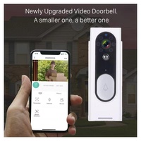 Smart Wireless Video Doorbell With Night Vision & Motion Detection - White thumbnail