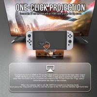 Universal Charging Dock for Nintendo Switch - Multi-functional - Brown thumbnail