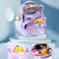 Backpack Set with Lunch Bag & Pencil Case for Kids - Purple thumbnail