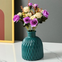 Versatile Drop-resistant Potted Plant Vase for Wet and Dry - Rose Pink thumbnail