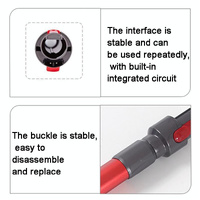 Metal Extension Tube for Dyson Vacuum Cleaners - Silver thumbnail