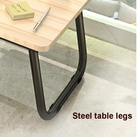 Adjustable Folding Laptop Desk with Cup Holder - Four-speed Lifting Table for Dorms - Black Gold Wire thumbnail