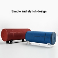 Anti-vibration Desktop Bracket for Bluetooth Speaker - Universal Acrylic Design - Transparent thumbnail