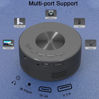 Portable Mini Projector - Hd Led Usb Powered Wired Connection - White thumbnail
