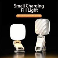 Usb Charging Led Beauty Fill Light for Mobile Phone Live Camera - White thumbnail