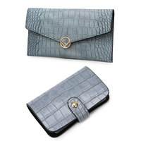 Patchwork Stone Pattern Handbag - Shoulder / Crossbody - Blue thumbnail