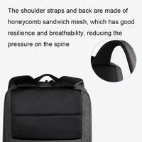 Spacious Laptop Bag for Professionals - Large Capacity - Elegant Gray thumbnail