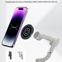 Universal Magnetic Phone Holder for Tripod and Magic Arm - Black thumbnail