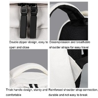 Waterproof Laptop Backpack - Large Capacity Wear-resistant 13-15.4 Inches - Beige thumbnail