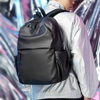 Versatile Double Laptop Backpack for Students and Professionals - Grey thumbnail