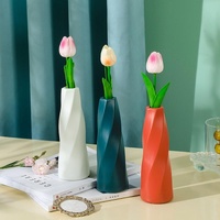 Minimalist Living Room Dried Flower Vase Decor - Sea Blue thumbnail