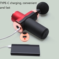 Compact 12V Muscle Relax Massage Gun - Mini Size - Black Green thumbnail