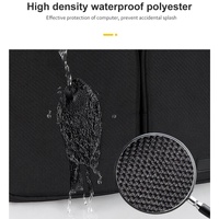 13.3 Inch Thickened Polyester Laptop Bag - Black thumbnail