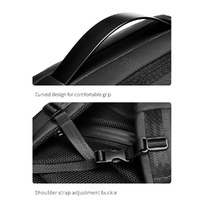 Large Capacity Waterproof Laptop Backpack with Usb Port for Business Travel - Blue thumbnail