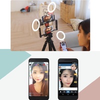 Xj18 Live Self-timer Led Fill Light - Perfect for Live Streaming - Black thumbnail