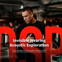 Waterproof Wireless Bluetooth Earphones - Stereo 5.0 - Black thumbnail